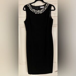Calvin Klein dress with pearls